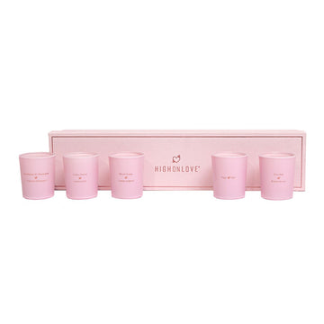Vela de Masaje Highonlove Naranja Rosa Champán de Fresa Lichi 35 ml