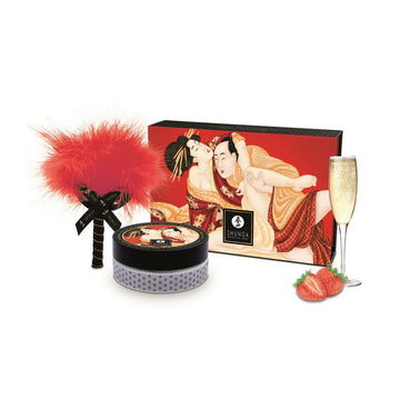 Polvos Sensuales Shunga CHAMPAGNE STRAWBERRIES 75 g