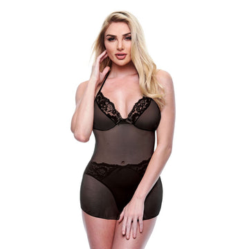 Conjunto de Lencería Baci Lingerie Negro (S/M)
