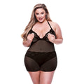 Conjunto de Lencería Baci Lingerie Negro (Queen size)