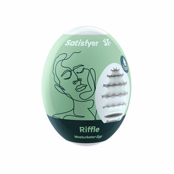Huevo Masturbador Satisfyer Riffle Verde