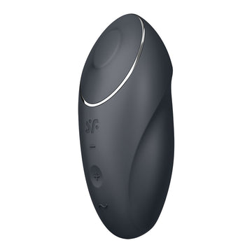 Masajeador Satisfyer Tap & Climax Gris