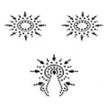 Set Gloria Negro Mystim (3 pcs)