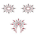 Set Gloria Negro y Rojo Mystim (3 pcs)