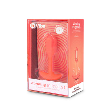 Plug Anal B-Vibe Vibrating Snug Naranja