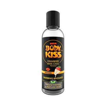Lubricante Nature Body 100 ml Fresa Chocolate blanco Chocolate
